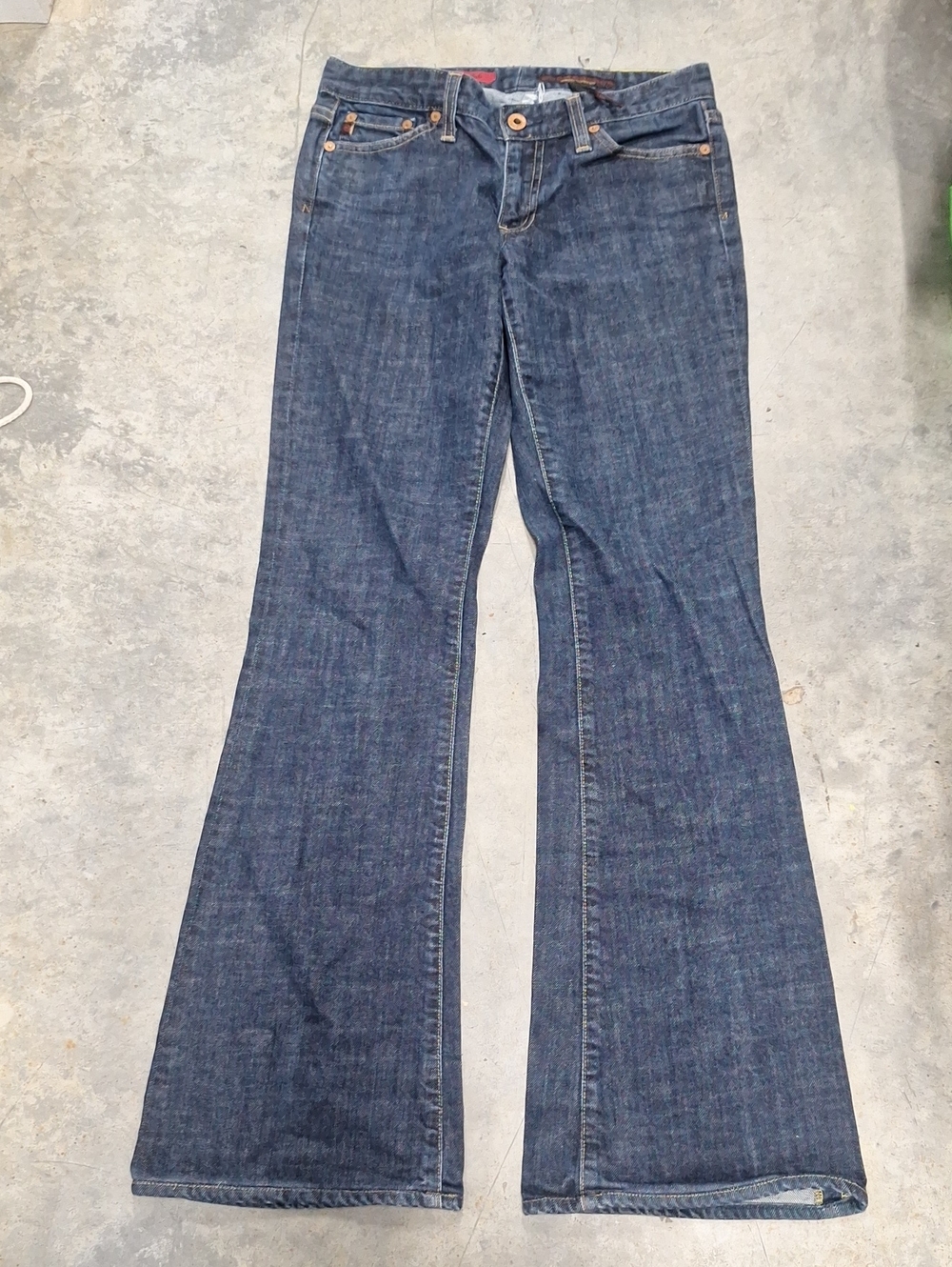 Adriano Goldschmied The Stilt Flare Jeans in Blue Waist 26L